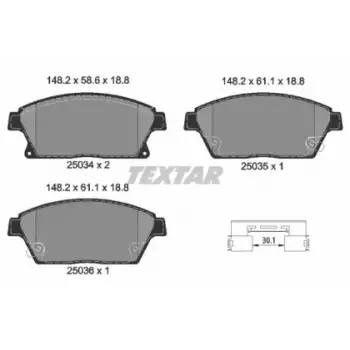 Колодки тормозные (передние) Opel Astra 09- Q+ (2503401)