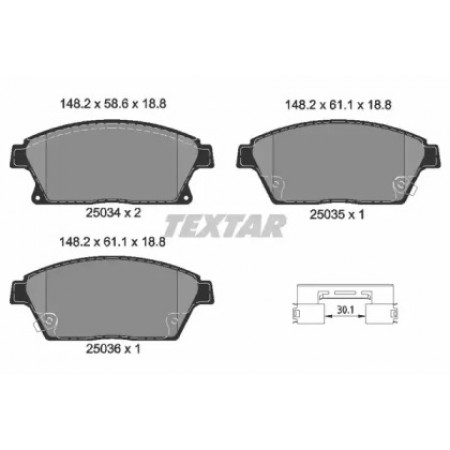 Колодки тормозные (передние) Opel Astra 09- Q+ (2503401)