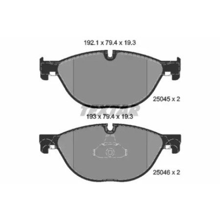 Колодки тормозные (передние) BMW 5/6/7 09- (Teves) Q+ (2504501)