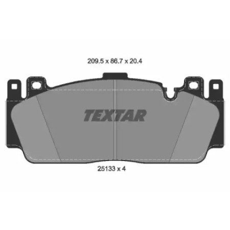 Колодки тормозные (передние) BMW 5 (F10) 10-16/ 6 (F06/F13) 11- (Brembo) (2513301)
