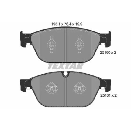 Колодки тормозные (передние) Audi A8/Q5 10- (Teves) Q+ (2516002)