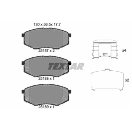 Колодки тормозные (передние) Hyundai ix20/Kia Soul II 10- Q+ (2518701)