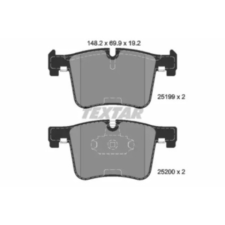 Колодки тормозные (передние) BMW 1 (F20)/2 (F22)/3 (F30)/4 (F32) 11- (Bosch) Q+ (2519901)