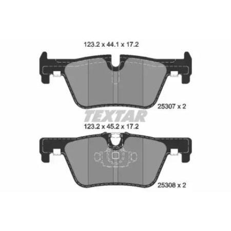 Колодки тормозные (задние) BMW 3 (F30/F31/F34)/4 (F36) 11- (Teves) Q+ (2530701)