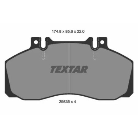 Колодки тормозные (передние) MB 609-814/Vario (2983506)