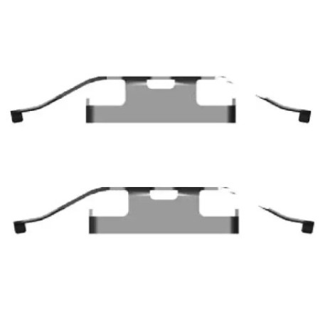 Планка суппорта (заднего) прижимная (к-кт) VW T5/Touareg 03- (Teves) (82077100)