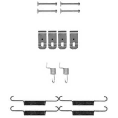 Комплект пружинок колодок ручника Honda CR-V 01-/Acura RDX 06- (Akebono) (97036700)