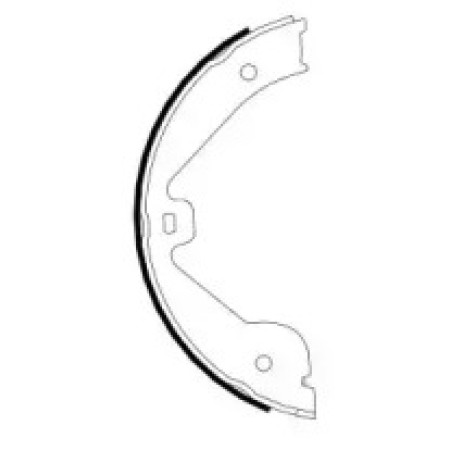 Колодки ручника VW Touareg/Land Rover Range Rover 02- (210x30) (91062400)