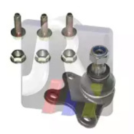 Опора шаровая (передняя/снизу/R) Seat Cordoba/Ibiza 02-/Skoda Fabia 99-14/Roomster 06-15/VW Polo 01- (93-05340-156)