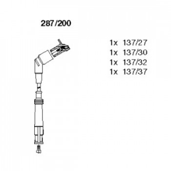 Провода зажигания BMW 3 (E36) 93-98 (к-кт) (287/200)