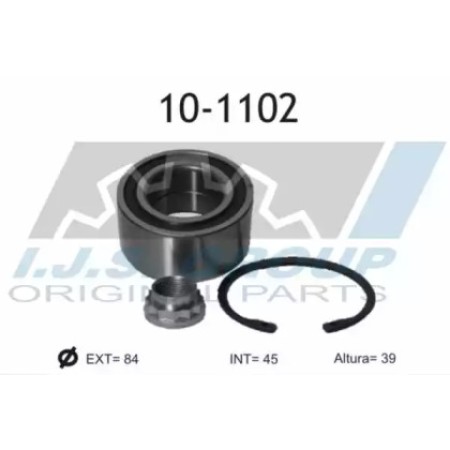 Подшипник ступицы (задней) MB E-class (W124/W210) 93-02 (45х84х39)(к-кт) (10-1102)