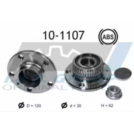 Подшипник ступицы (задней) Skoda Octavia 97-10/VW Bora/Golf IV 98-05 (к-кт) (10-1107)