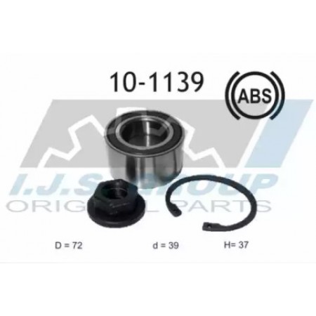 Подшипник ступицы (передней) Ford Fiesta -08 (+ABS) (10-1139)