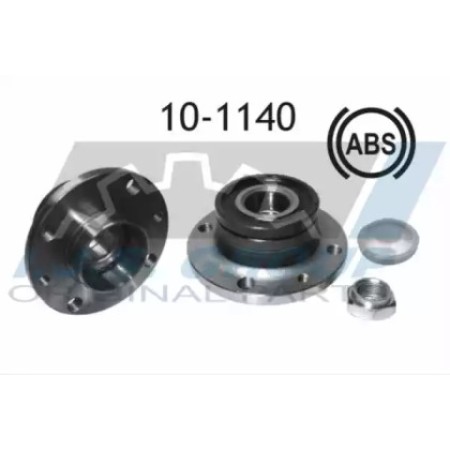 Подшипник ступицы (задней) Citroen Nemo 07- (+ABS)(к-кт) (10-1140)