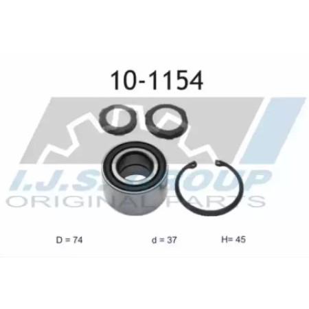 Подшипник ступицы (задней) BMW 5 (E28/E34) 81-93 (к-кт) (10-1154)