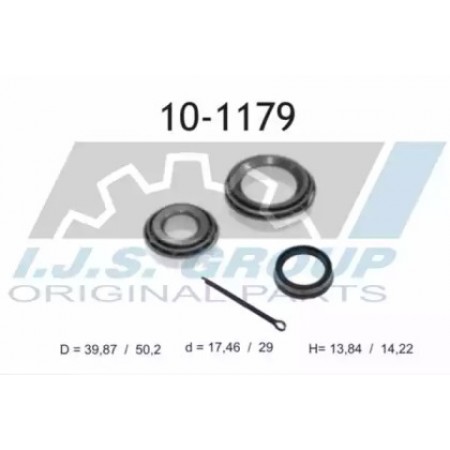 Подшипник ступицы (задней) Ford Escort 80-90 (29х50.2х14.22)/(17.46х39.87х13.84)(к-кт) (10-1179)