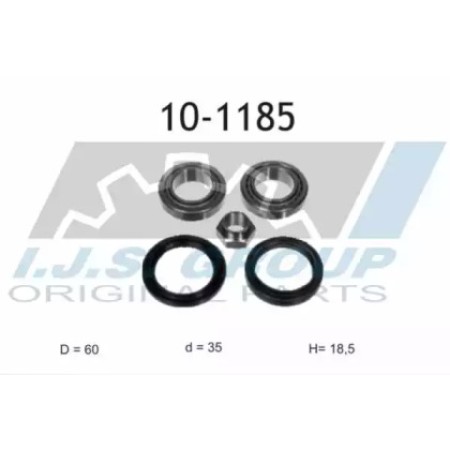 Подшипник ступицы (задней) Ford Sierra 82-93 (35x60x18.5)(к-кт) (10-1185)