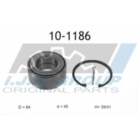 Подшипник ступицы (передней) Hyundai Santa Fe 00-/Tucson 04-10/Kia Sportage 04- (45x84x39/41) (10-1186)