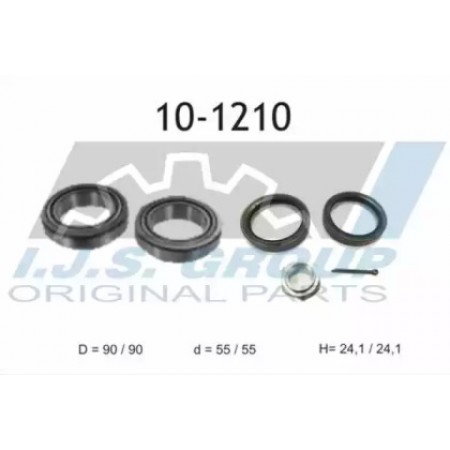 Подшипник ступицы (передней) Fiat Ducato/Peugeot Boxer/Citroen Jumper 94-02 (55x90x24.1) (к-кт) (10-1210)