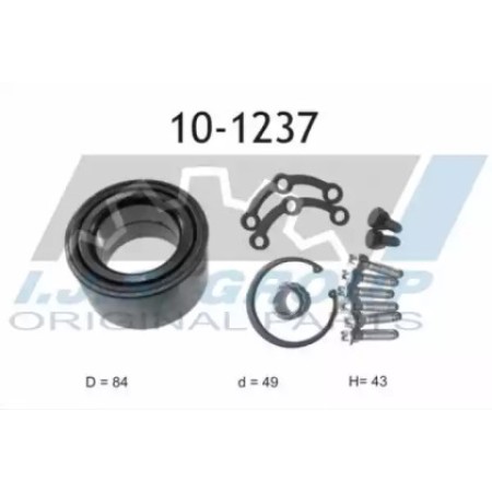 Подшипник ступицы (задней) MB E-class (W124) 93-96 (49x84x43) (к-кт) (10-1237)