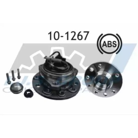 Подшипник ступицы (передней) Opel Astra H/A/Zafira B 04- (5 отв.) +ABS (к-кт) (10-1267)