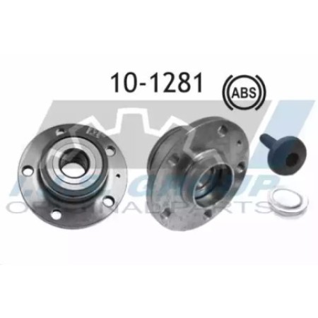 Подшипник ступицы (задней) VW Caddy 03-/Golf V/Skoda Octavia (+ABS) (10-1281)