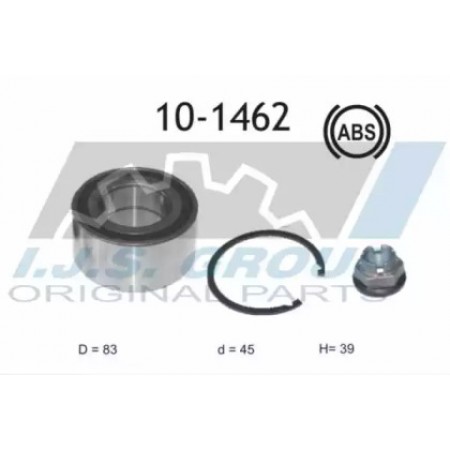 Подшипник ступицы (передней) Renault Megane III/Scenic III 08- (45x83x39) (+ABS)(к-кт) (10-1462)