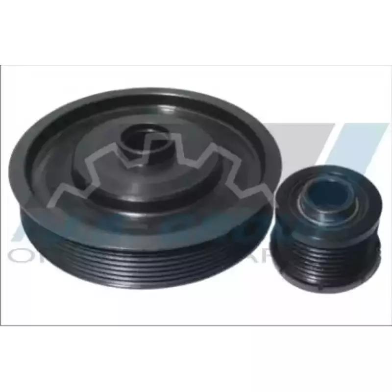 Шкив коленвала + шкив генератора Renault Megane/Laguna 2.0 16V 02- (7PK) (17-1031KIT)