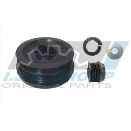 Шкив коленвала + шкив генератора BMW 1/3/5/X3 2.0D 02- (4PK+6PK) (17-1034KIT A)