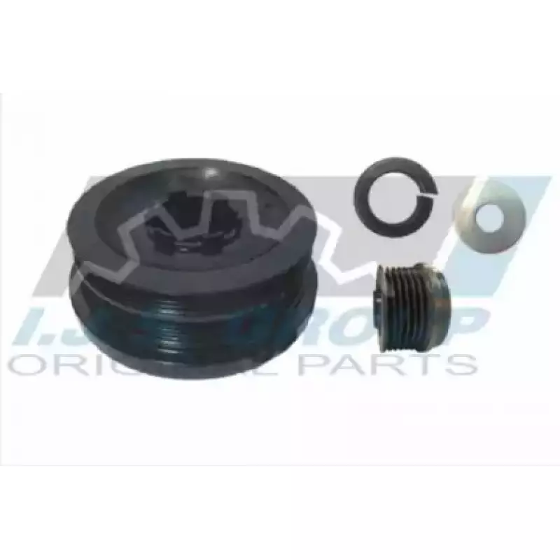 Шкив коленвала + шкив генератора BMW 1/3/5/X3 2.0D 02- (4PK+6PK) (17-1034KIT A)