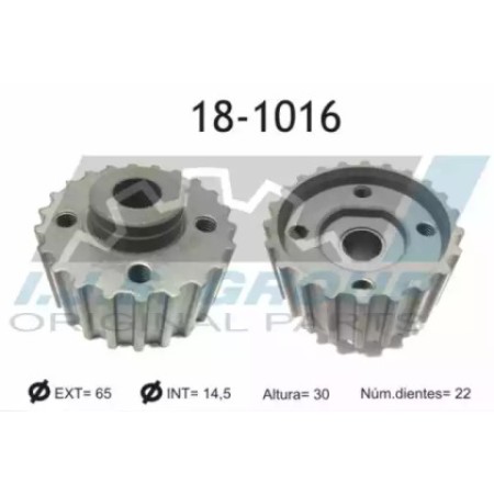 Шестерня коленвала VW Golf III/Polo 1.9 TDI 95-02 (z=22) (18-1016)
