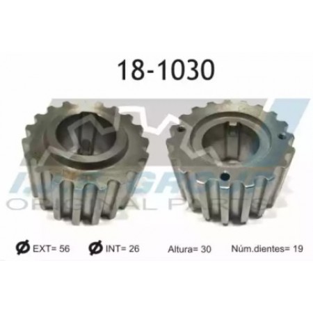 Шестерня коленвала Renault Megane 1.4/1.6 16V 99- (18-1030)