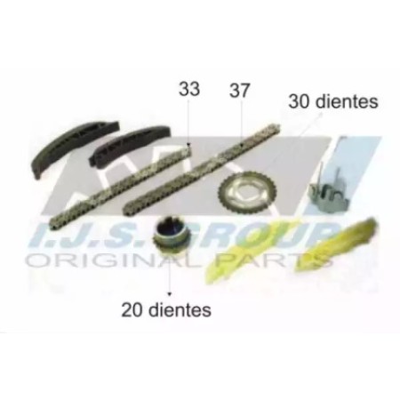 Комплект цепи ГРМ BMW X5 (E70)/X6 (E71/E72) 03-14 (цепь, башмак, натяжитель,шестерня) (40-1125FK)