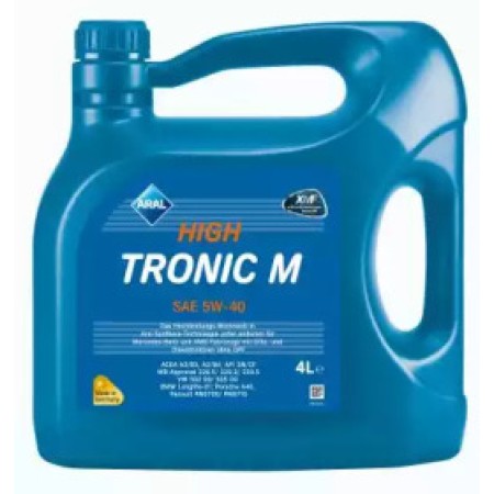 Масло моторное ARAL High Tronic M 5W40 (4л) (MB229.3/229.5/226.5/VW 502 00/ 505 00)
