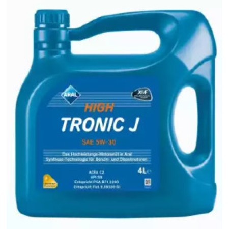 Масло моторное ARAL High Tronic J 5W30 (4л) (Fiat 9.55535-S1/PSA B71 2290)