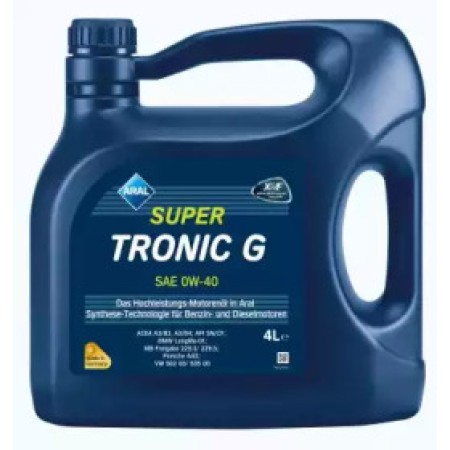 Масло 0W40 Super Tronic G (4L) (BMW Longlife-01/MB 229.3/229.5/Porsche A40/VW 502 00/505 00)