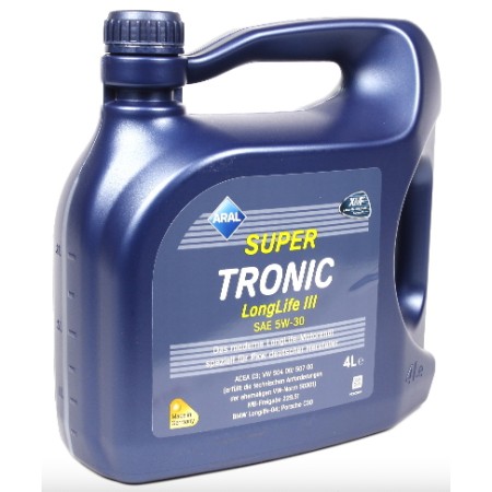 Масло моторное ARAL Super Tronic Longlife III 5W30 (4л) (VW504 00/507 00/MB229.51/BMW Longlife-04)
