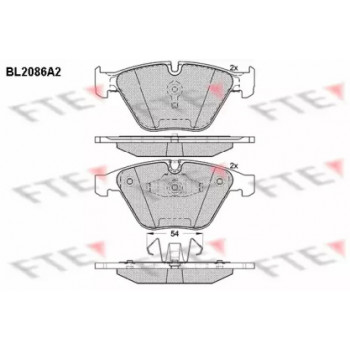 Колодки тормозные (передние) BMW 5 (E60)/6 (E64)/7 (E65) 2.0-6.0 01- (BL2086A2)