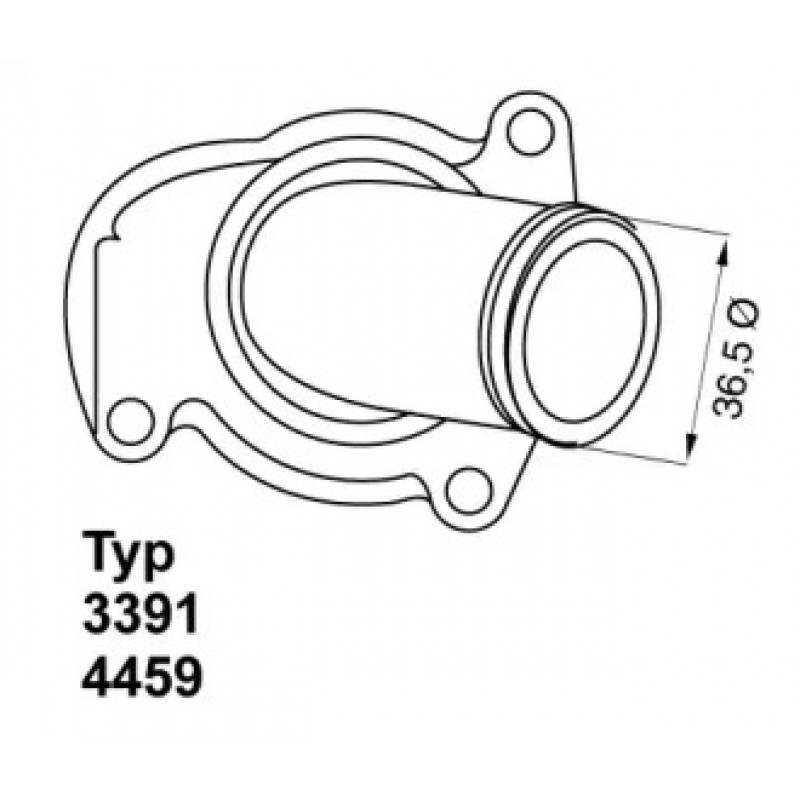 Термостат Opel Combo/Astra G/H 1.2/1.4i 98- (92°C) (4459.92D)