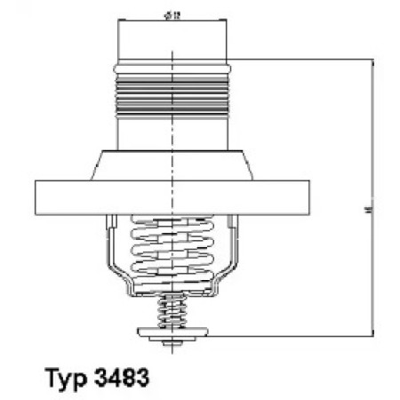 Термостат Fiat Scudo/Peugeot Expert 2.0 16V 00- (3483.89D)