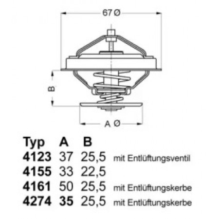 Термостат Audi A4/A6/VW Passat 2.4-2.8 97-05 (4274.92D)