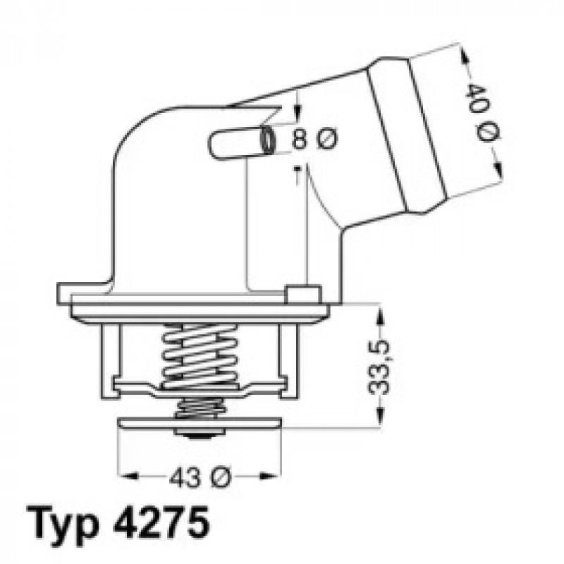 Термостат MB Sprinter 901-904/VW LT 2.3 95-06 (4275.87D)