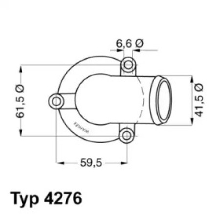 Термостат MB C-class (W202)/E-class (W210) 1.8-2.3 93-02 (4276.87D)