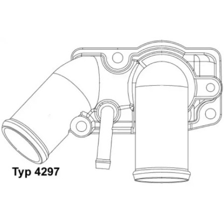 Термостат Opel Vectra C/Astra G 2.0DTI/2.2DTI 02-08 (92°C) (4297.92D)
