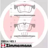Колодки тормозные (передние) BMW 1 (F20/F21)/2 (F22/F87/F45/F46) 11-/Audi Q5 08- (ATE) (25014.183.1)