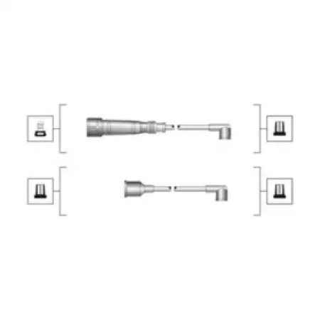 Провода зажигания VW T3 2.1 I 84-92 (к-кт) (высоковольтные) (941319170023)