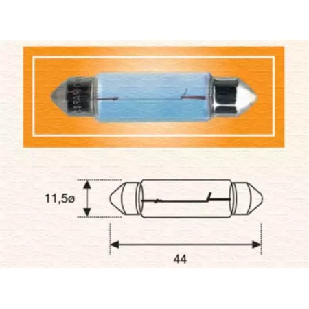 Автолампа C10W 24V 10W SV8.5-8 Standard (L=44/d=11.5) (9462200000)