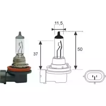 Автолампа H11 12V 55W PGJ19-2 Standart (2549100000)