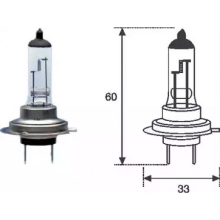 Автолампа H7 12V 55W PX26d Standard (2557100000)