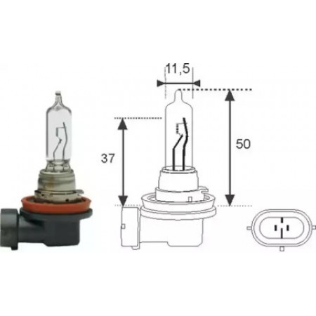 Автолампа H9 12V 65W PGJ19-5  (2548100000)